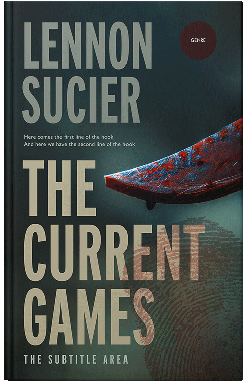 Front view of Premade Mystery & Thriller & Suspense Book Cover - Outer Space