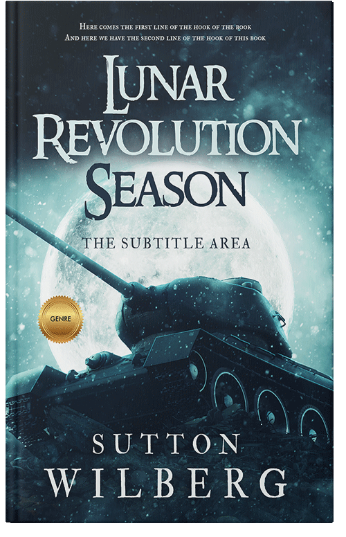 Front view of Premade Action & Adventure Book Cover - Big Stone