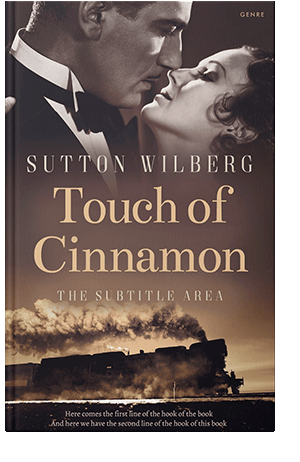 Pre Made Book Cover Woody Brown