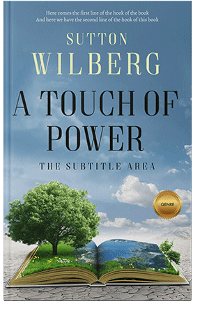 Pre Made Book Cover Bermuda Gray