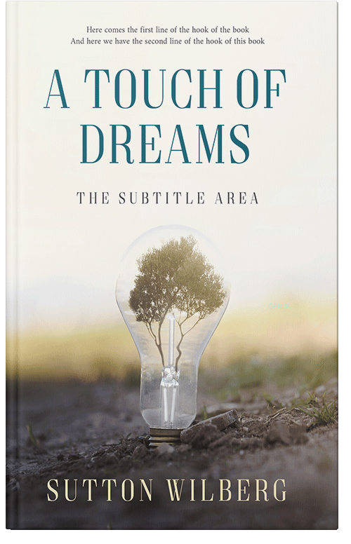 Front view of Premade Environment & Ecology Book Cover - Satin Linen