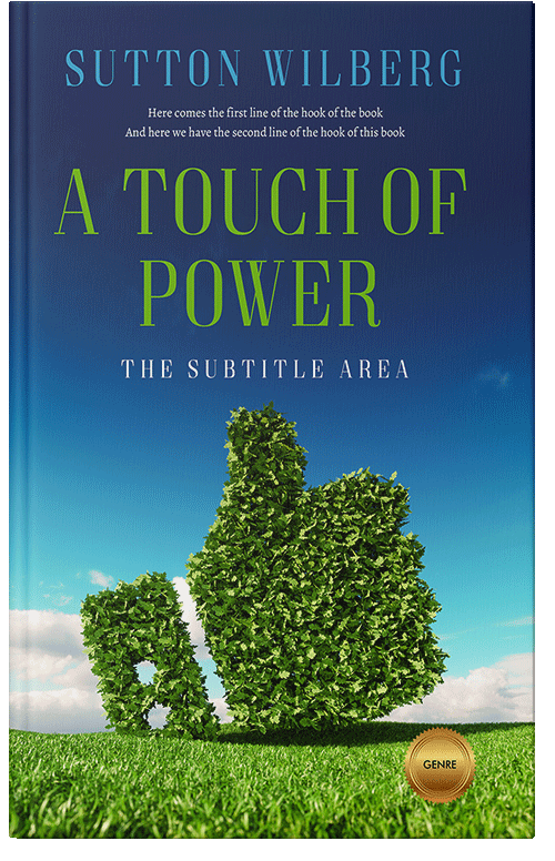 Front view of Premade Environment & Ecology Book Cover - Te Papa Green