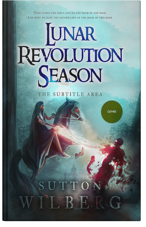 Front view of Premade Fantasy Book Cover - Outer Space