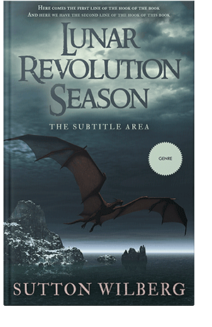 Pre Made Book Cover Pickled Bluewood