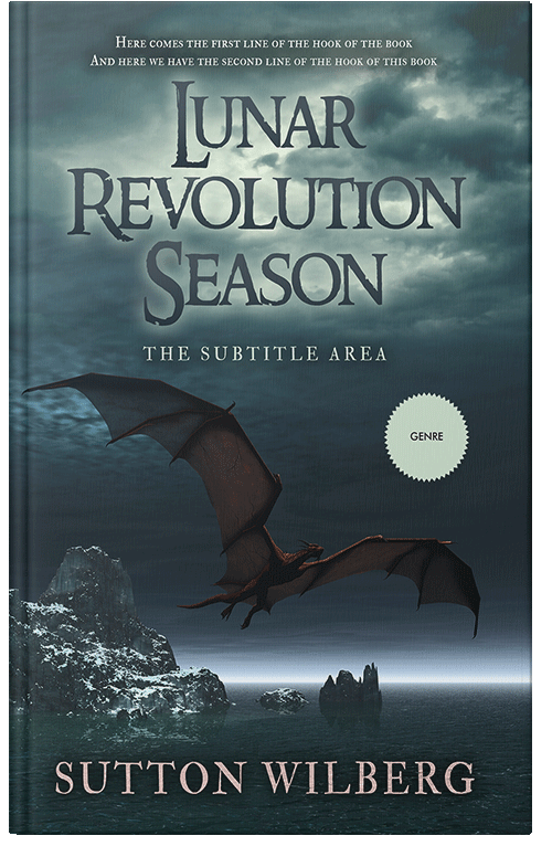 Front view of Premade Fantasy Book Cover - Pickled Bluewood