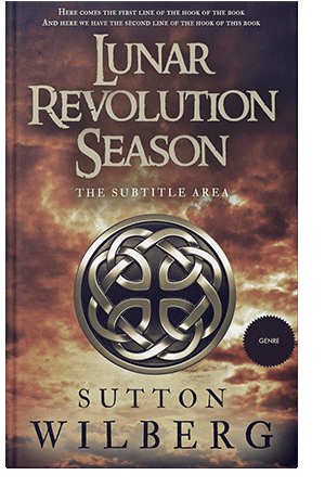 Pre Made Book Cover Woody Brown