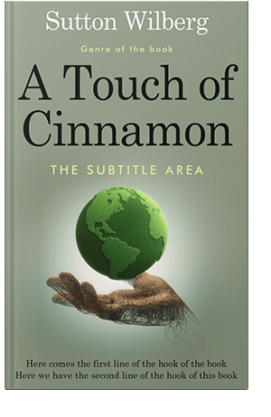 Pre Made Book Cover Sage