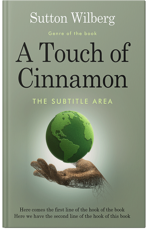 Front view of Premade Environment & Ecology Book Cover - Sage