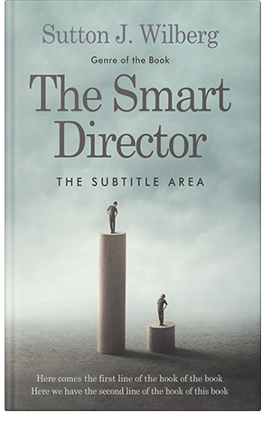 Premade Book Cover Powder Ash