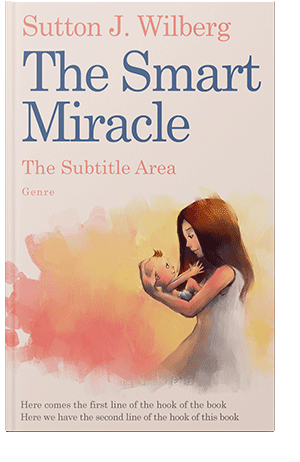 Pre Made Book Cover Almond