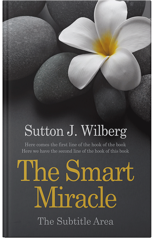 Front view of Premade Health & Mind & Body Book Cover - Tuna