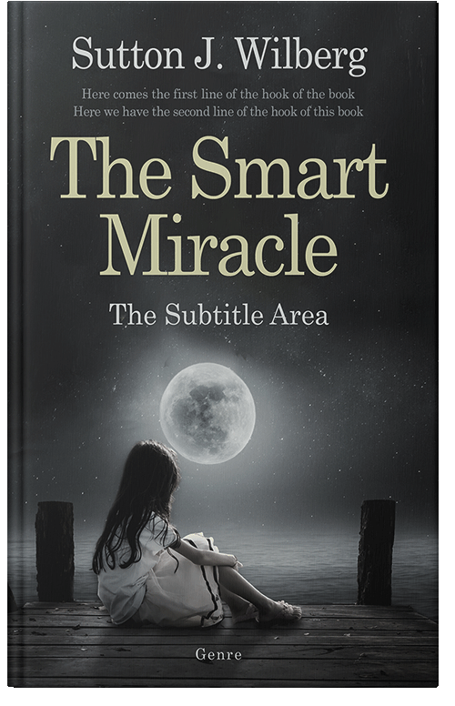 Front view of Premade Literary Fiction Book Cover - Shark