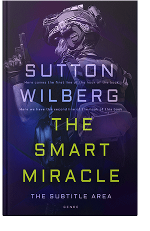 Pre Made Book Cover Violet