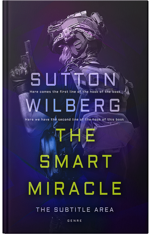 Front view of Premade Mystery & Thriller & Suspense Book Cover - Violet