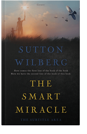 Pre Made Book Cover Sandrift