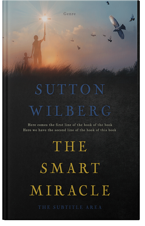 Front view of Premade Religion & Spirituality Book Cover - Sandrift