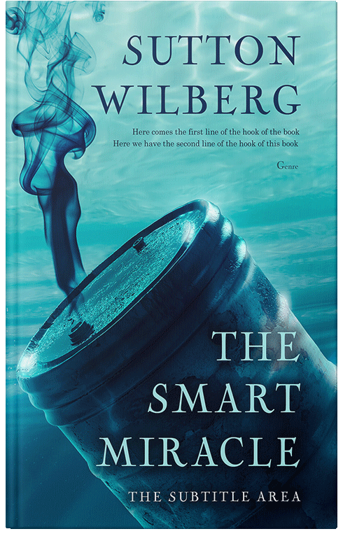 Front view of Premade Environment & Ecology Book Cover - Morning Glory