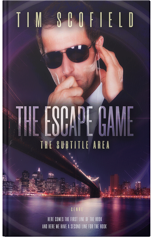 Front view of Premade Mystery & Thriller & Suspense Book Cover - Eunry