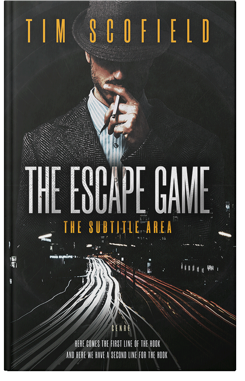 Front view of Premade Mystery & Thriller & Suspense Book Cover - Heavy Metal