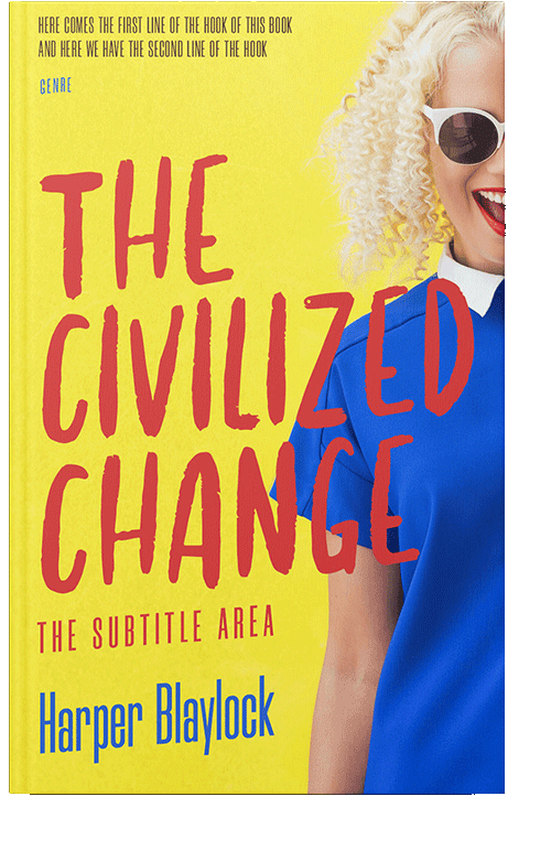 Front view of Denim #8621 - Premade Chick Lit Book Cover