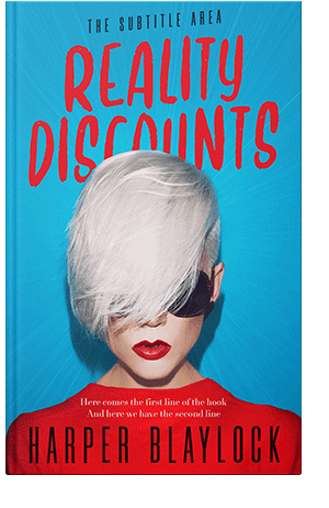 Pre Made Book Cover Cerulean