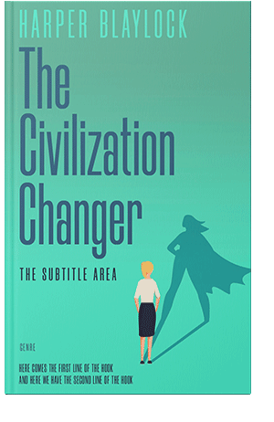 Pre Made Book Cover Downy