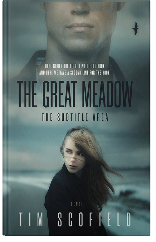 Front view of Premade Romance Book Cover - Corduroy