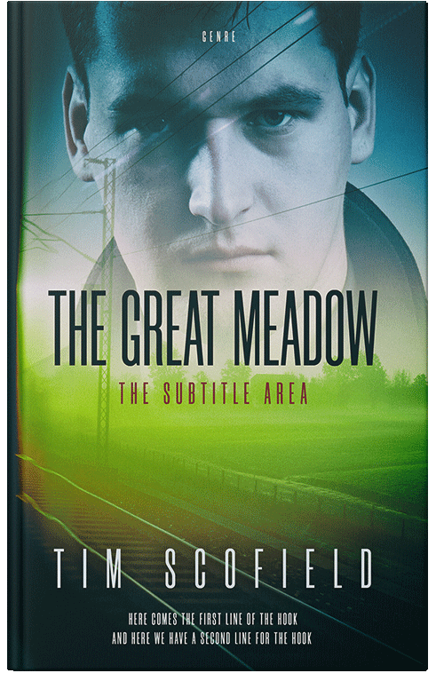 Front view of Premade Mystery & Thriller & Suspense Book Cover - Te Papa Green