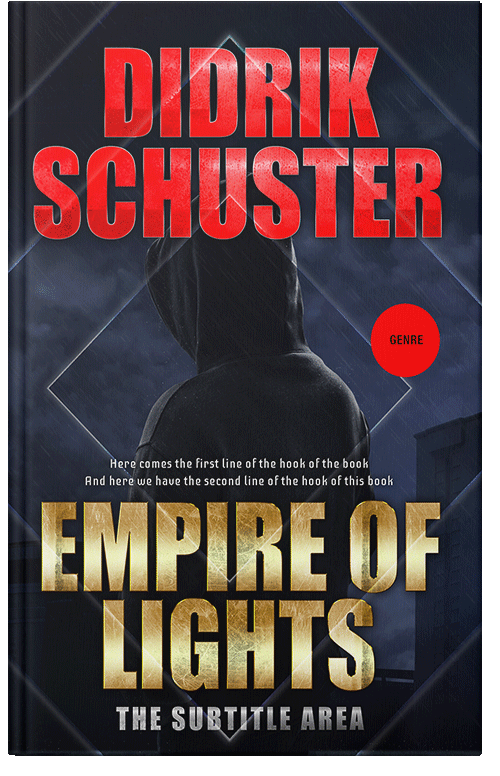 Front view of Premade Mystery & Thriller & Suspense Book Cover - Mirage