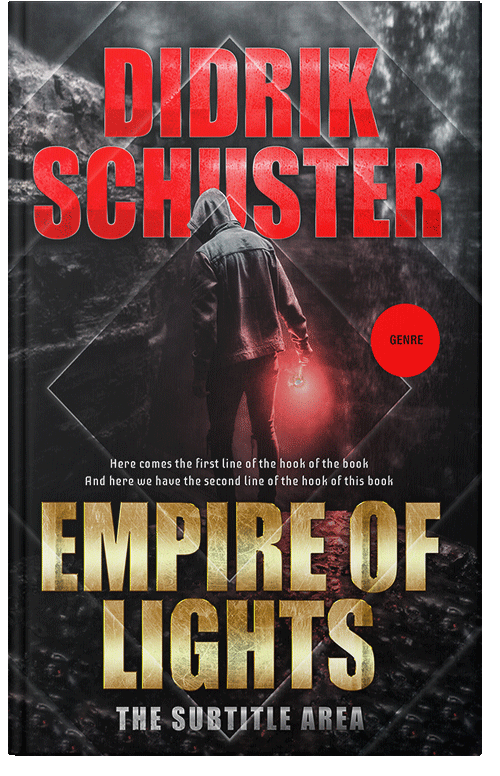 Front view of Premade Mystery & Thriller & Suspense Book Cover - Thunder