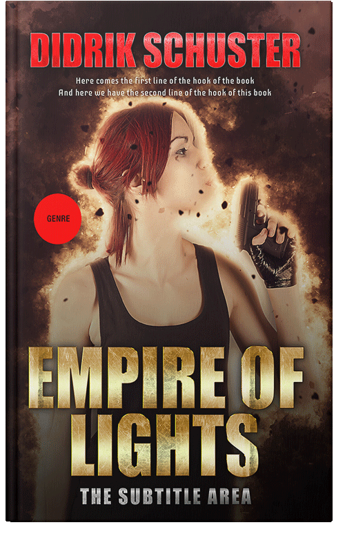 Front view of Premade Mystery & Thriller & Suspense Book Cover - Tumbleweed