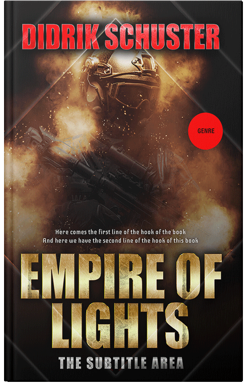 Front view of Premade Mystery & Thriller & Suspense Book Cover - Whiskey