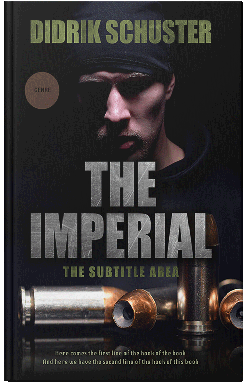 Front view of Premade Mystery & Thriller & Suspense Book Cover - Woodsmoke