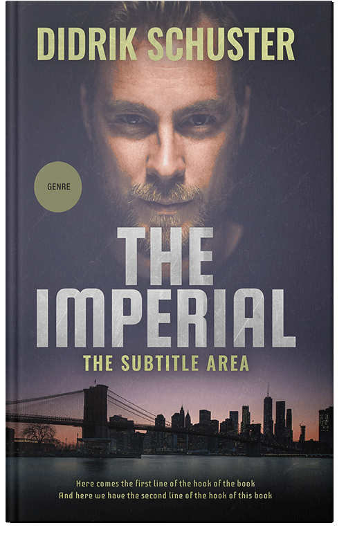 Front view of Premade Mystery & Thriller & Suspense Book Cover - Ship Gray