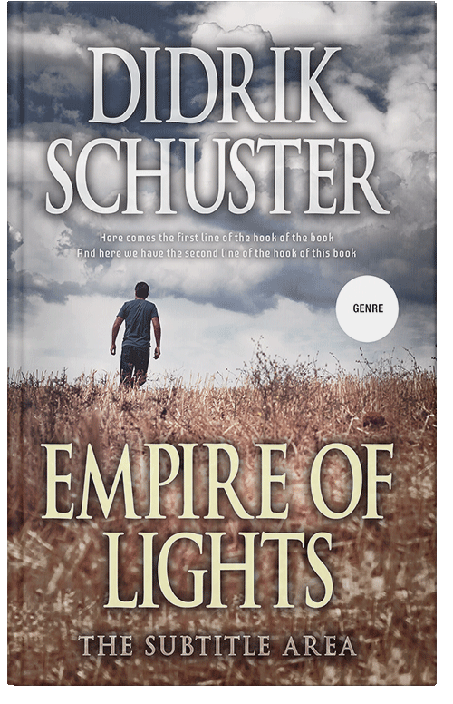 Front view of Premade Mystery & Thriller & Suspense Book Cover - Silk