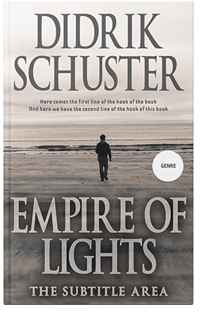 Pre Made Book Cover Swirl