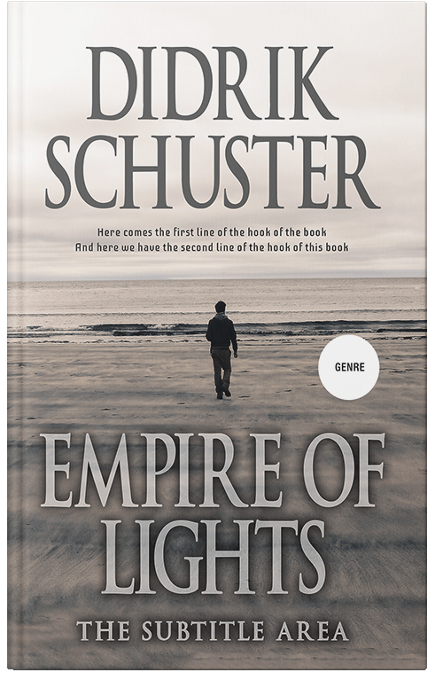 Front view of Premade Mystery & Thriller & Suspense Book Cover - Swirl