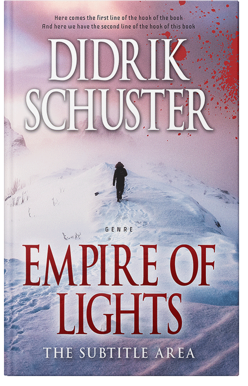 Front view of Premade Mystery & Thriller & Suspense Book Cover - Gray Suit