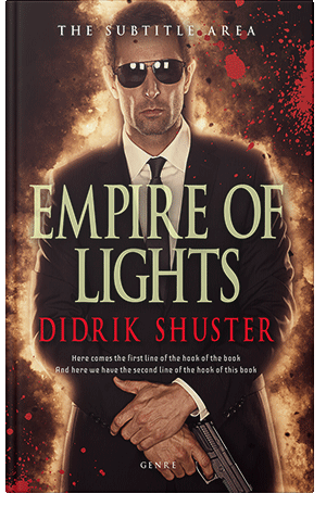 Premade Book Cover Antique Brass