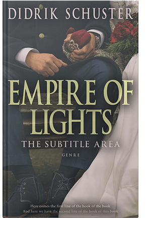 Pre Made Book Cover Soft Amber