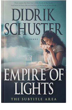 Pre Made Book Cover Oxford Blue