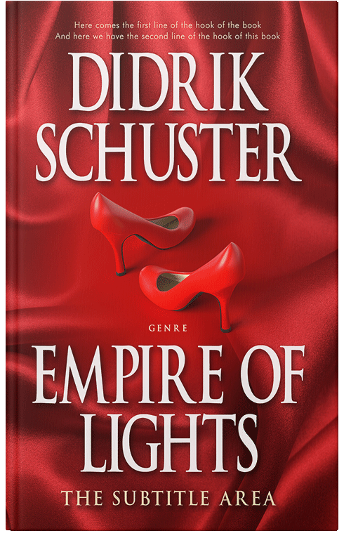 Front view of Premade Chick Lit Book Cover - Tamarillo