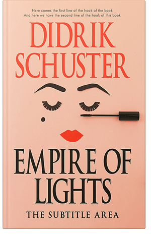 Premade Book Cover Apricot Peach