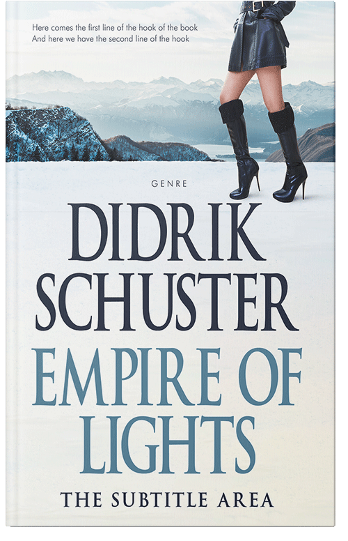 Front view of Premade Chick Lit Book Cover - Fiord