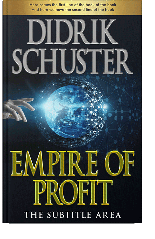 Front view of Gimblet #8686 - Premade Business Book Cover