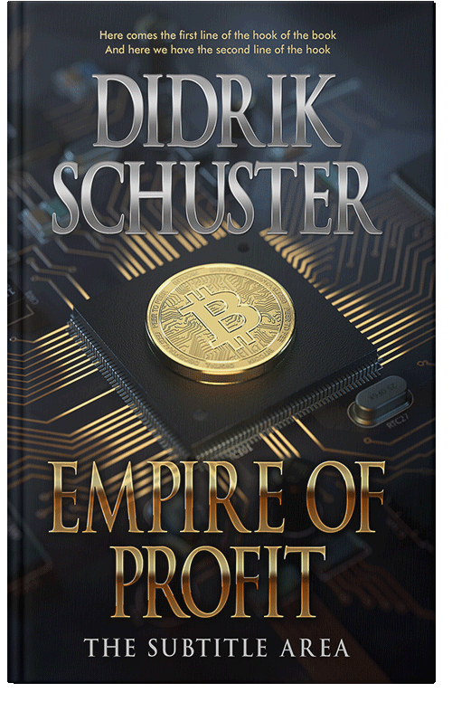 Front view of Premade Business Book Cover - Shark