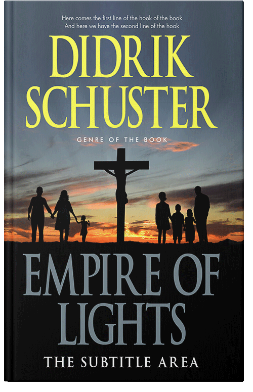 Front view of Premade Health & Mind & Body Book Cover - Shark