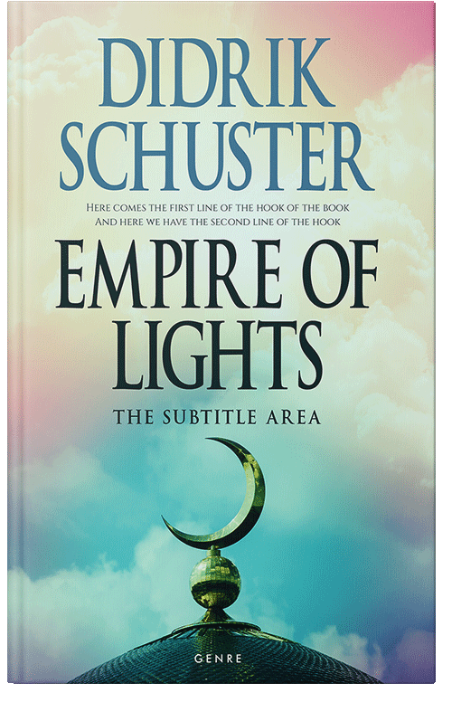 Front view of Premade Religion & Spirituality Book Cover - Surf Crest