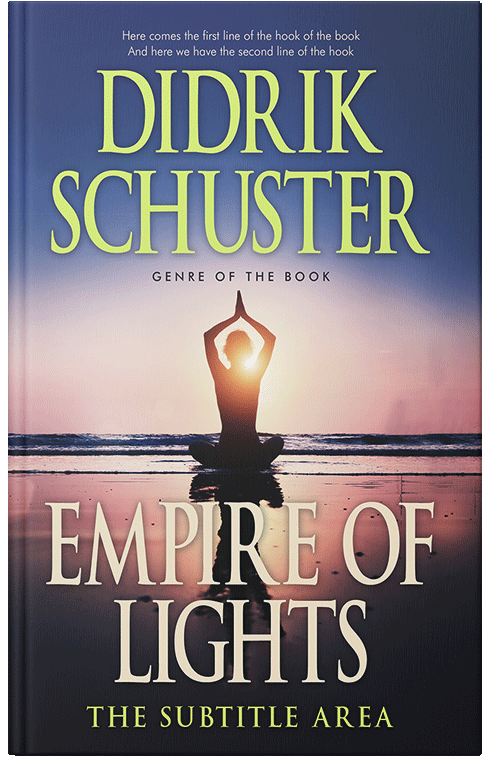 Front view of Premade Religion & Spirituality Book Cover - Grain Brown