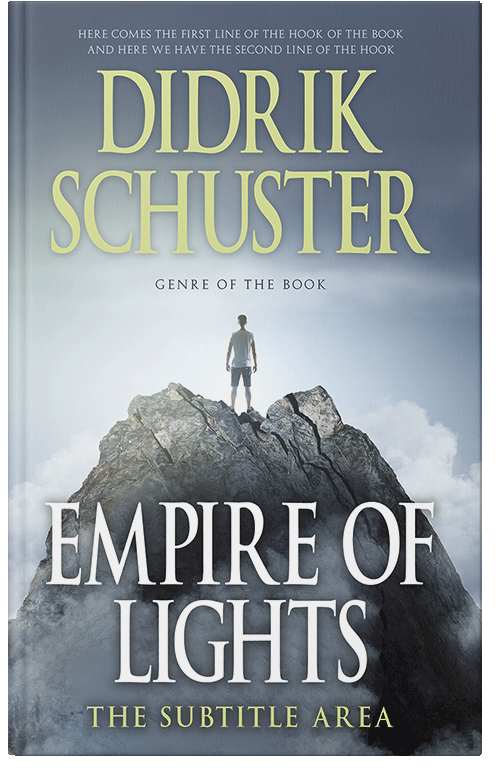 Front view of Premade Business Book Cover - Shuttle Gray